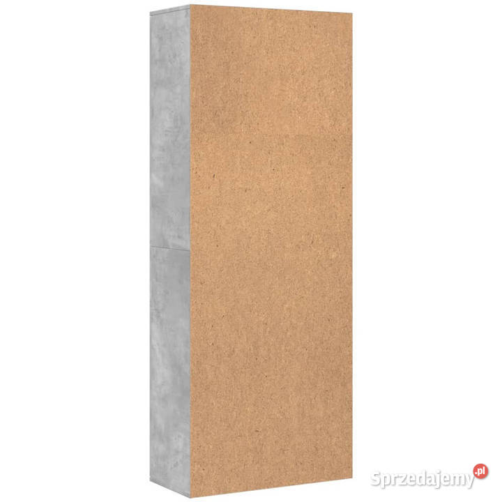 Wysoka szafka szarość betonu 70x35x180 WM3276661