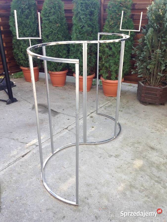 Stojak regał uchwyt na odzież do sklepu czy