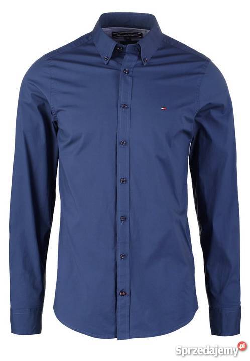 Koszula męska Tommy Hilfiger niebieska slim XL Rozmiar XL Warszawa