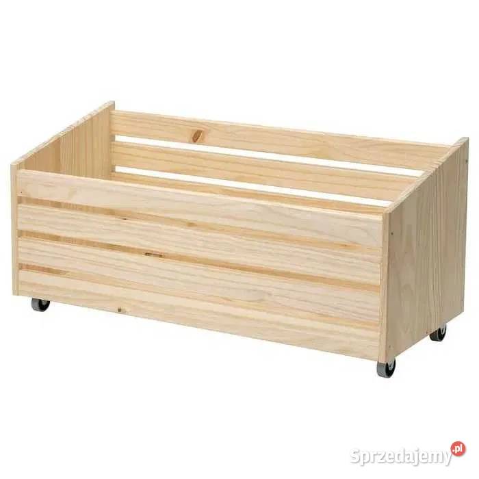IVAR Pojemnik z kółkami sosna 78x30 Wrocław