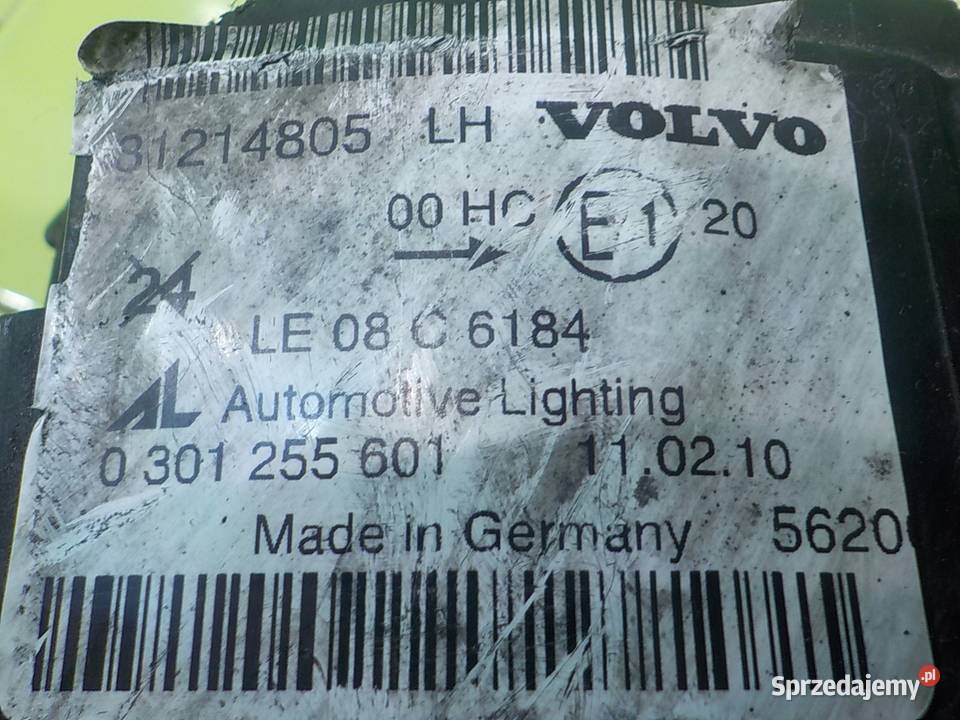 VOLVO C30 LIFT 16 D 10r 3D lampa lewa przod Lampy przednie Suków