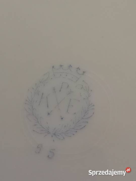 Patera sygnowana z różą Porcelana i szkło Gdańsk sprzedam