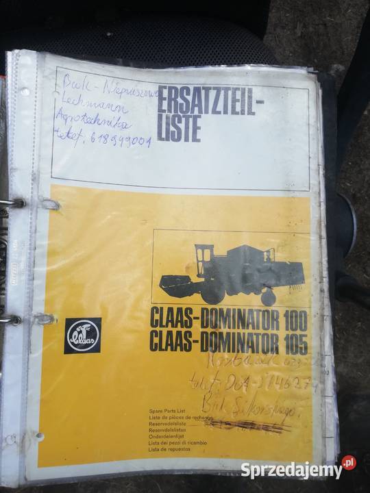 Katalog części dominator 100 105