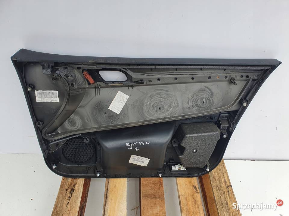 Peugeot 407 TAPICERKA PRZEDNICH DRZWI BOCZEK osobowe Rudka