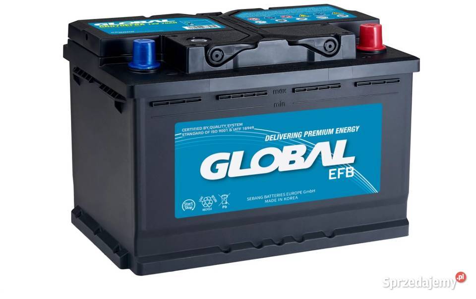 Akumulator Global EFB STARTSTOP 70Ah 680A Rzeszów