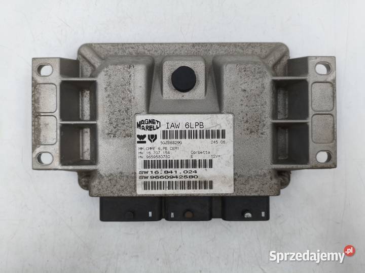 Sterownik Silnika Peugeot 407 22 16v 3FY Układ elektryczny, zapłon