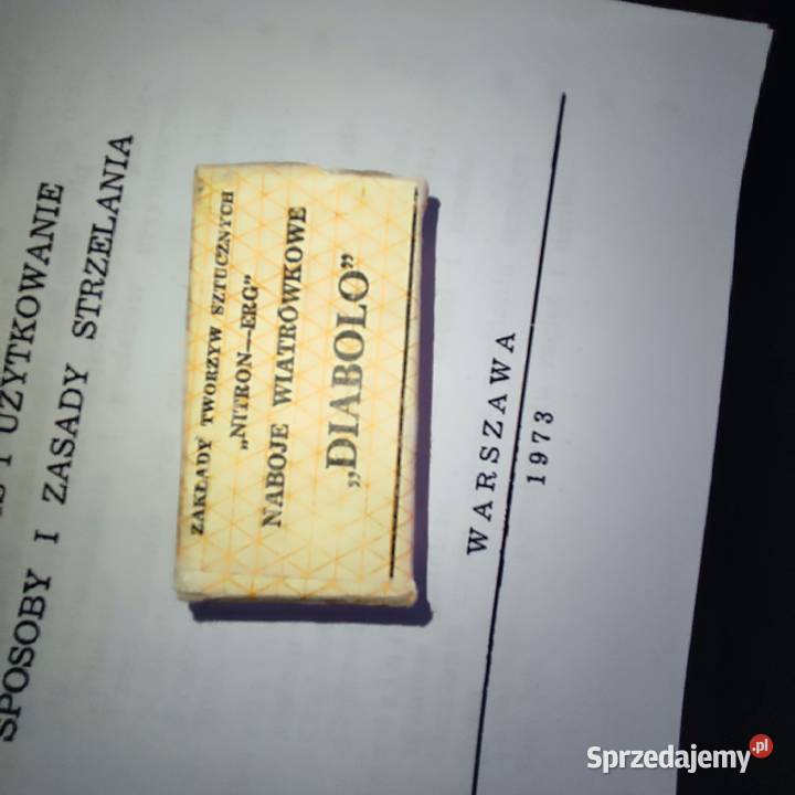 Wiatrówka pistolet łucznik wz 70 Kraków