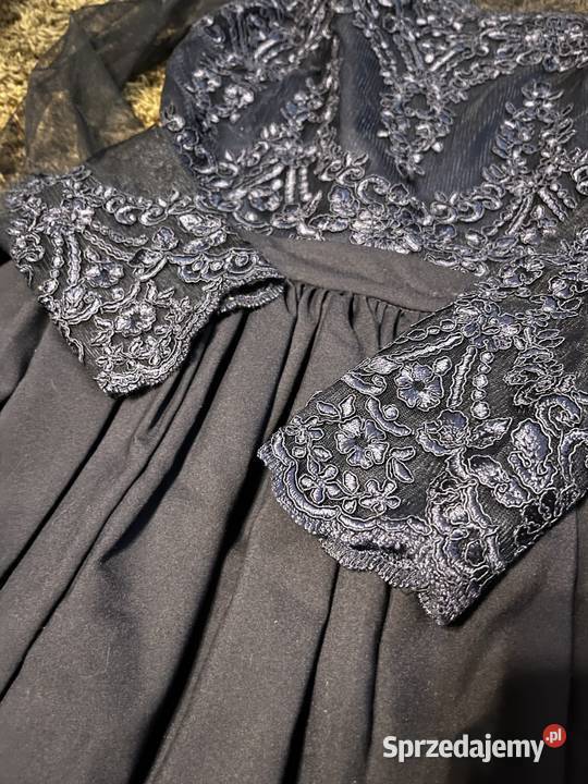 Sukienka księżniczka balowa granatowa Gdynia sprzedam