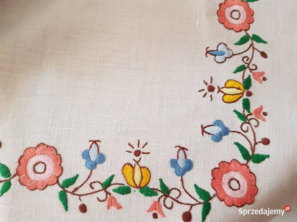 obrus wyszywany makatka serweta serwetka Kielce sprzedam