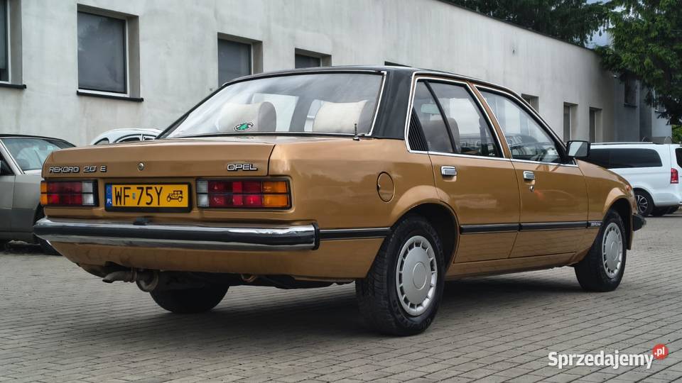 Opel Rekord E1 Berlina 20E 1979 Żółte tablice łódzkie Zgierz
