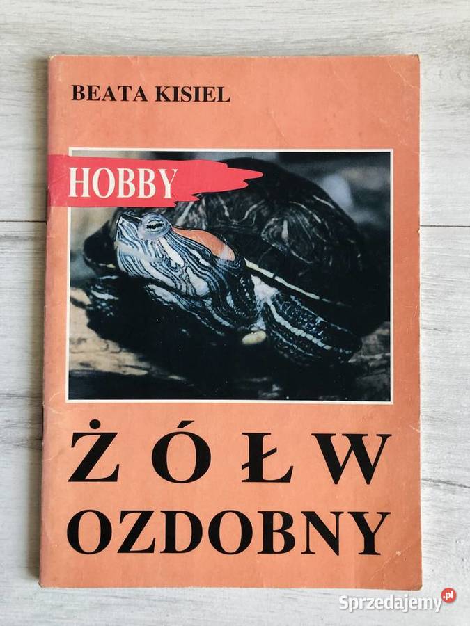 Książka Żółw ozdobny w naszym domu Beata Kisiel zwierzęta domowe i hodowlane sprzedam