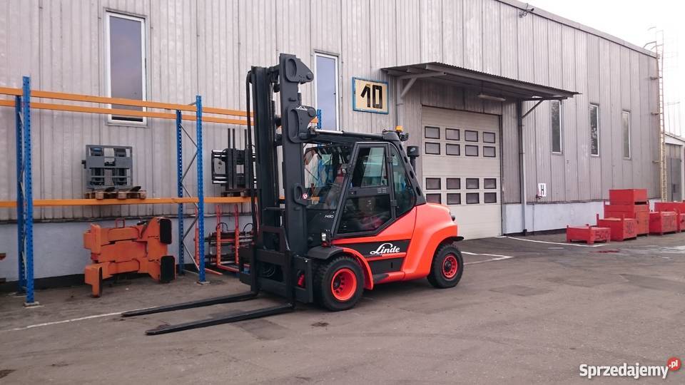 Linde H60 T wózek widłowy Linde 8 Ton przesuw Linde Elbląg