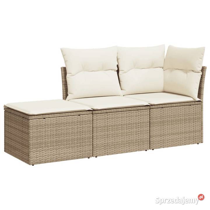 vidaXL 3cz zestaw mebli ogrodowych z poduszkami Warszawa
