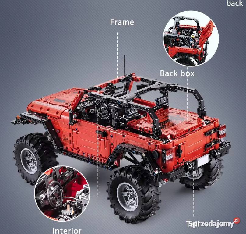 Klocki konstrukcyjne Auto terenowe Cada RC Milanówek sprzedam