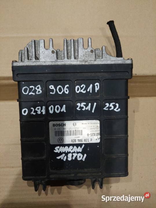 VW SHARAN I komputer sterownik 0281001251252