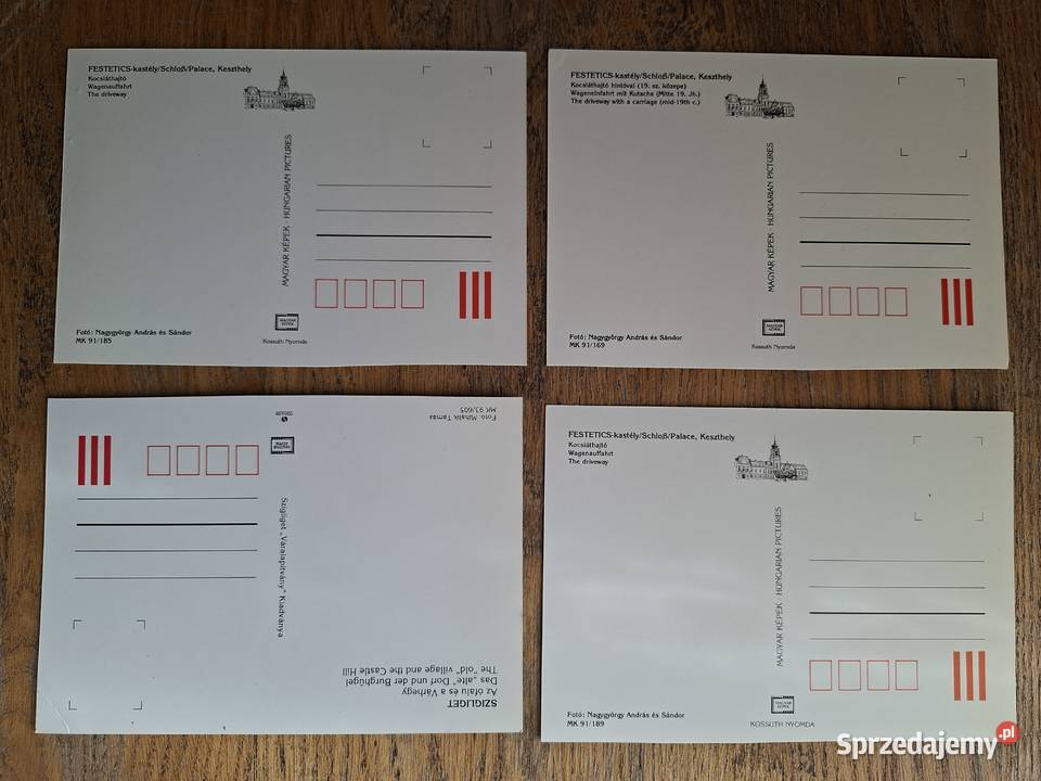 Pocztówki Keszthely Szigliget 4 Węgry małopolskie Kraków