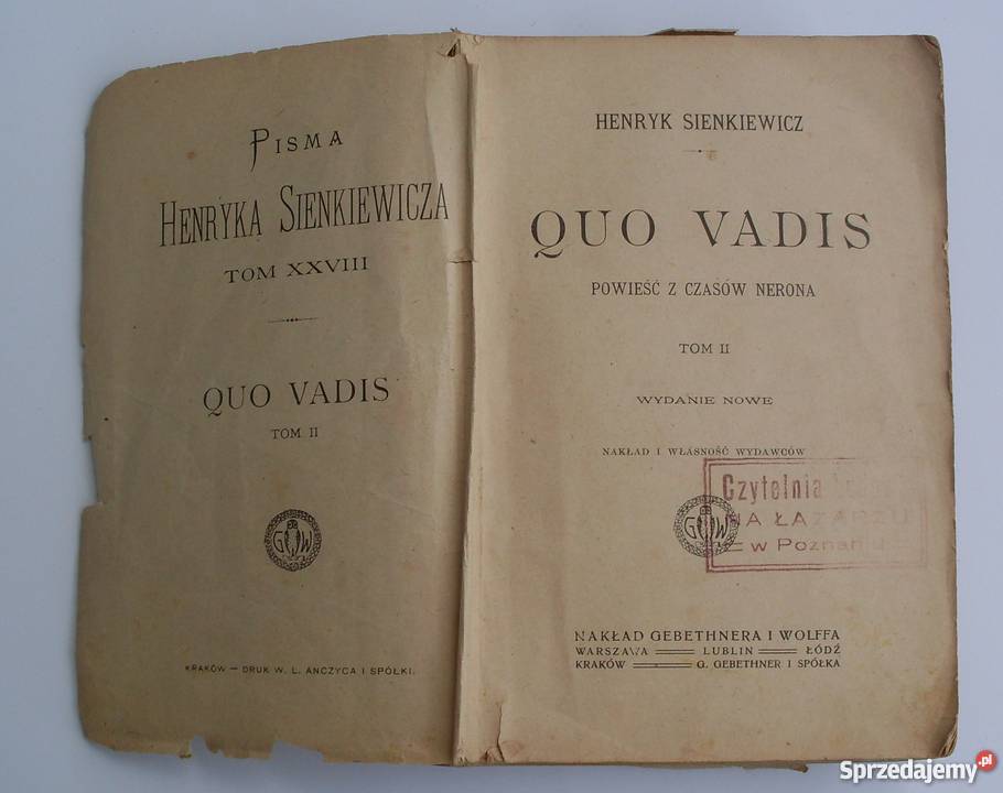 Stara literatura wielkopolskie Poznań