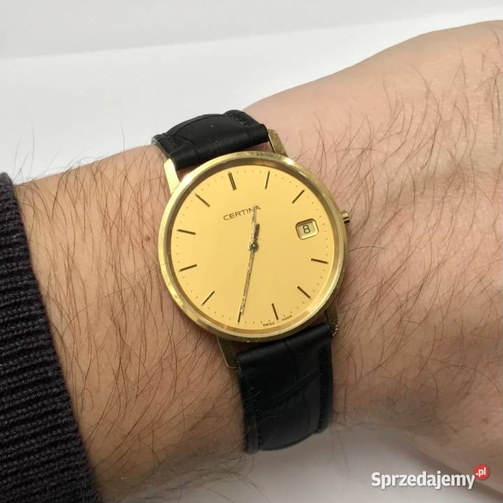 CERTINA Priska ZŁOTY Zegarek męski KLASYCZNY Warszawa