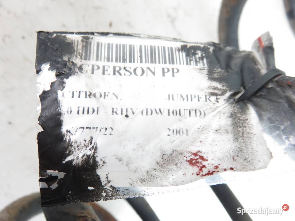 SPRĘŻYNA PRZÓD CITROEN JUMPER I 20 HDI osobowe