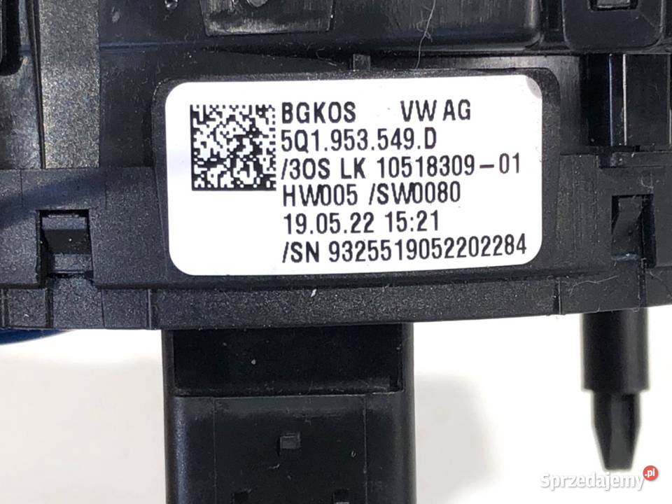 TAŚMA AIRBAG VW GOLF VIII 5Q1953549D Kombi