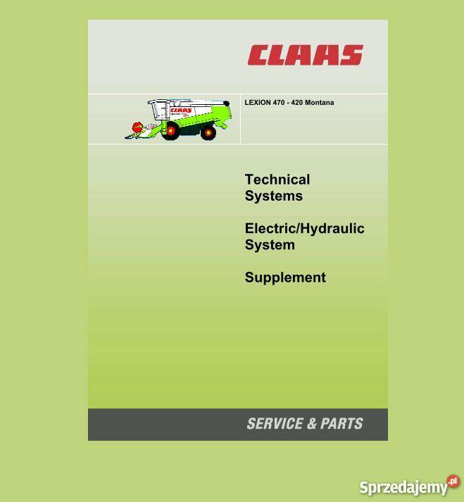 CLAAS LEXION 450 460 470 480 instrukcja obsługi Kielce