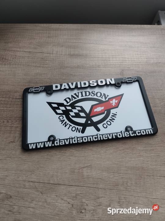 Ozdobna ramka tablicy Chevrolet Davidson Canton podkarpackie Rzeszów