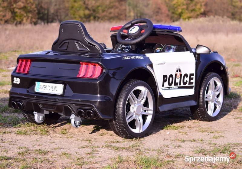 Autko na akumulator AUTO POLICJA MUSTANG dzieci Myszków