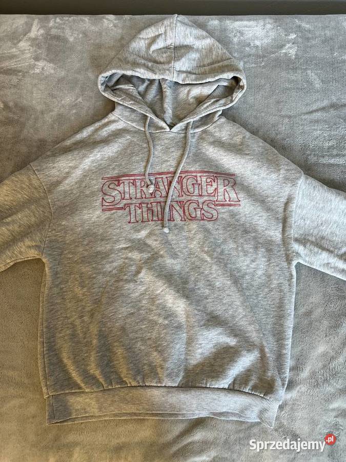 Bluza szara z kapturem Stranger Things podkarpackie Jasło