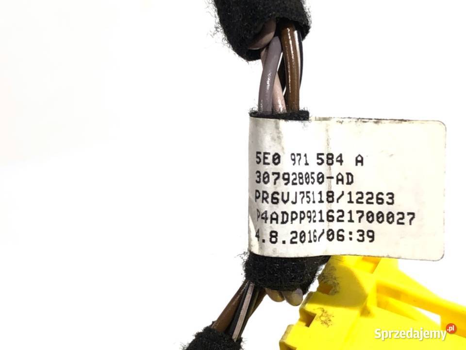 WIĄZKA PODUSZKI AIRBAG SKODA OCTAVIA III osobowe Poduszki powietrzne