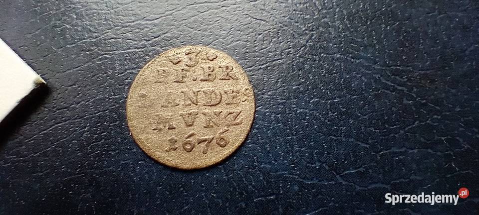 Stare monety 3 fenig 1676 Niemcy srebro Lesko sprzedam