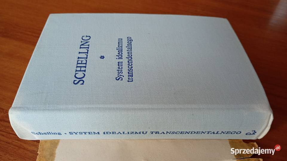 System idealizmu transcendentalnego O historii studia Podręczniki Gdańsk sprzedam
