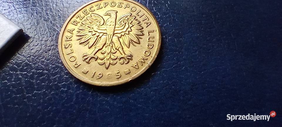 Stare monety 2 złote 1985 PRL Polska destrukt