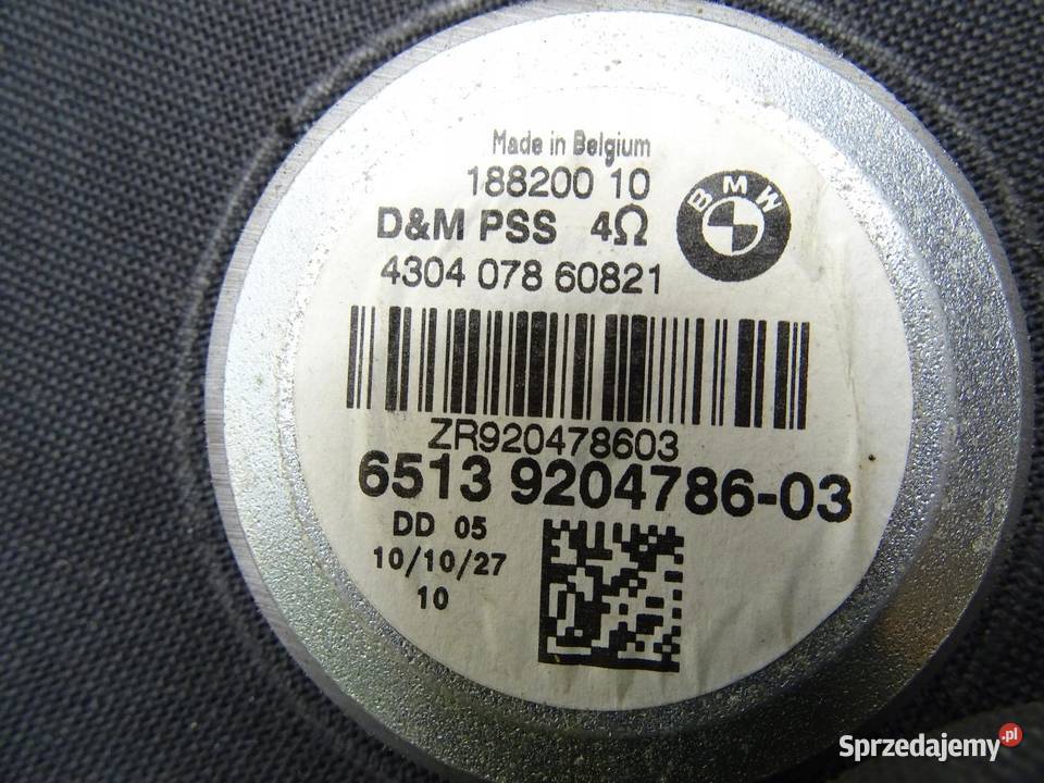 GŁOŚNIK NISKOTONOWY SUBWOOFER PRAWY BMW X1 E84 sprzedam