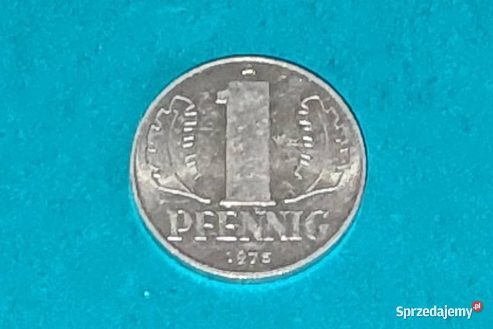 1 Pfennig 1975r Moneta Starocia Warszawa