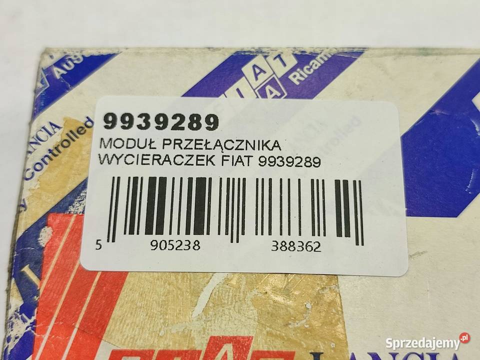 MODUŁ PRZEŁĄCZNIKA WYCIERACZEK FIAT UNO 1988