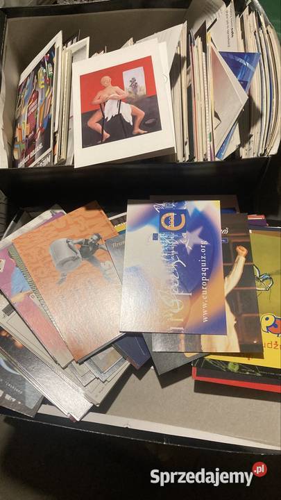 Pocztówki całe pudełko Pozostałe Warszawa sprzedam