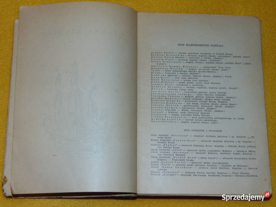 Opowieść o korsarzu Janie Martenie Janusz Rok wydania 1962