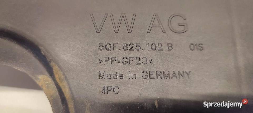 VW TAYRON OSŁONA PODOWZIA PRAWY TYŁ 5QF825102B Listwy i nakładki