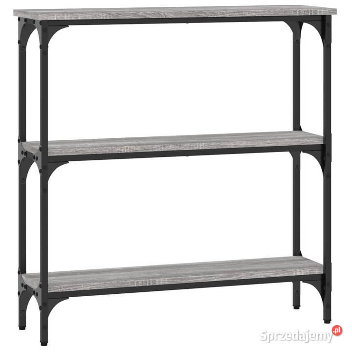 Stolik konsolowy szary dąb sonoma 75x225x75 mazowieckie Warszawa