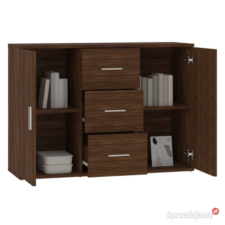 Szafka brązowy dąb 91x295x65 materiał Warszawa