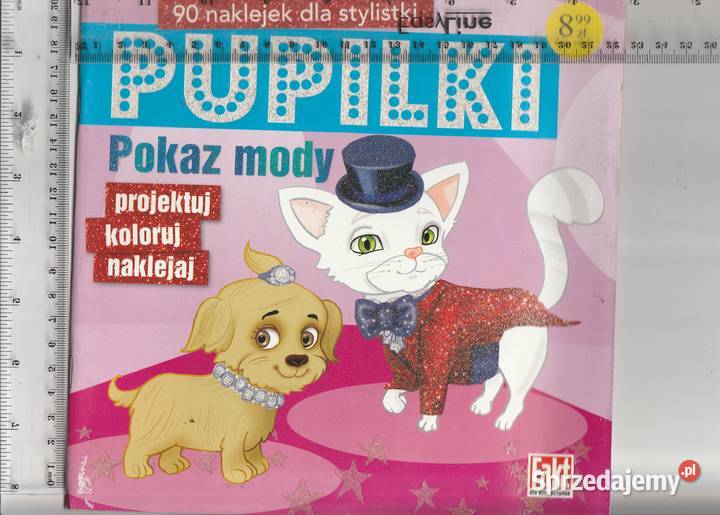 Pupilki pokaz mody 90 naklejek miękka Pruszków