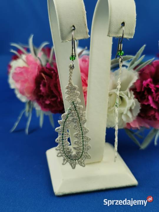 Kolczyki klockowe Wiśniowa