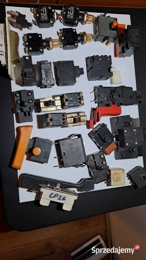 Wyłączniki do elektronarzędzi różnego rodzaju Zestawy elektronarzędzi Bełchatów