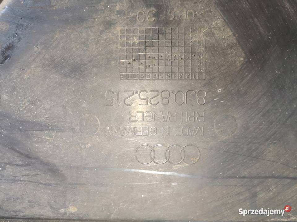 OSŁONA PŁYTA PODWOZIA AUDI TT 8J LEWA 8J0825215 śląskie Przystajń