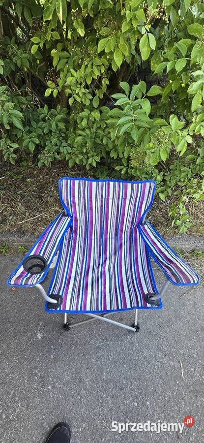 Fotel rozkładany turystyczny kempingowy z śląskie