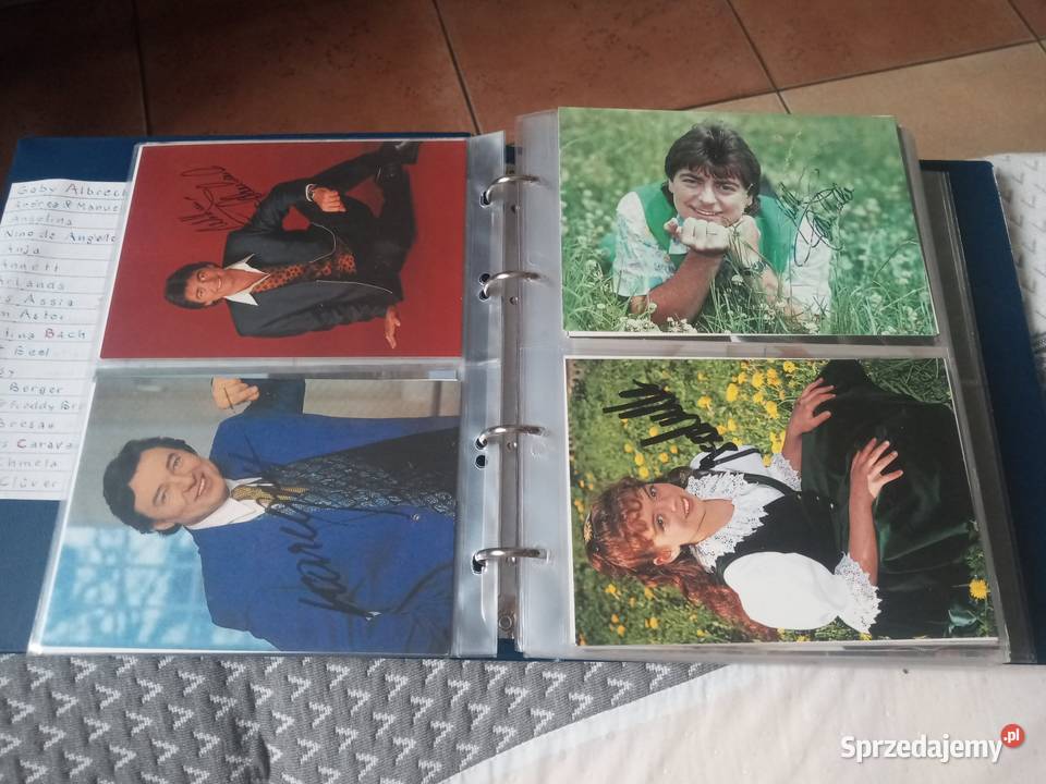 Sprzedam album z autografami kolekcja Bytom