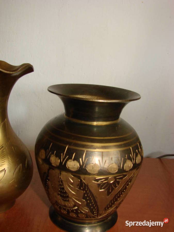 mosiężny indyjski wazonik Pozostałe sprzedam