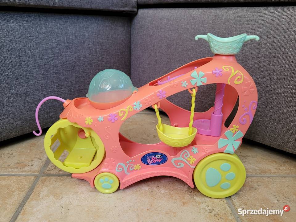 Littlest Pet Shop zestaw 32 LPS dodatki autko Środa Wielkopolska