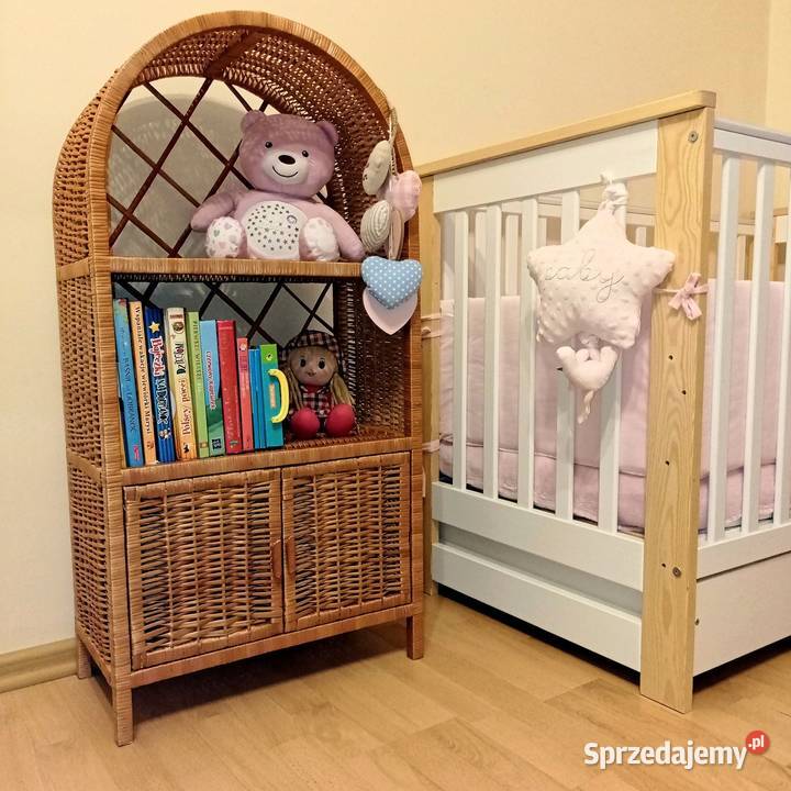 Wiklinowa Etażerka z łukiem Szafka na zabawki i Rzeszów sprzedam