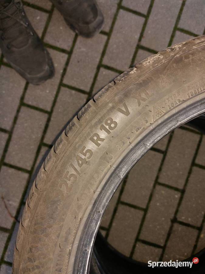 Opony zimowe continetal ts 870P 22545r18 2022r mazowieckie Warszawa